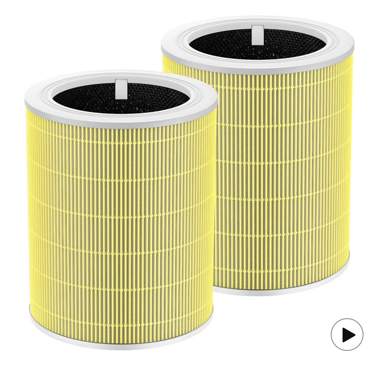 For Levoit Core 600s, 3-in-1 Carbon, 2 Pack