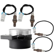 4X Oxygen o2 02 Sensor and Mass Airflow for 2000-02 Chevy Silverado 1500 2500