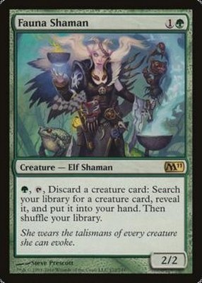 RUSH ENGLISH Fauna Shaman [EX/NM] MTG magic M10+