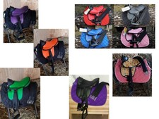 HKM Beginner Sattel für Shetty Holzpferd Stehpferd oder Sattelset mit Zubehör