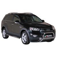 Edelstahl Seitenschweller Schwellerrohre FüR Chevrolet Captiva 2011-2016 Silber