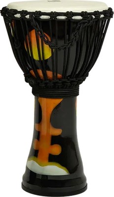 Toca SFMDJ-10GR Djembe - 10'' (Orange Magma Freestyle)