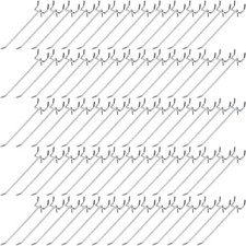 100 Pcs 6 Inch Stainless Steel Pegboard Hooks for Wall Organization Storage