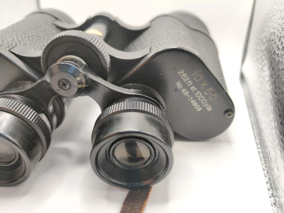 Vintage Swallow 10x50 Binoculars 7.5° Field Coated Optics - Image 4 of 4