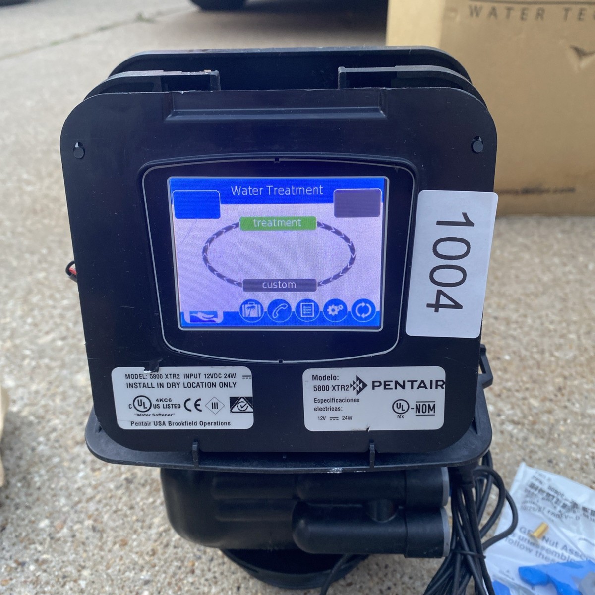 Pentair 5800XTR2 Water Softener Control Head Valve Controller 5800