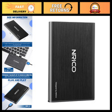 500GB Ultra Slim Portable External Hard Drive USB 3.0, Lightweight HDD Storage