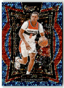 2024-25 Panini Select NBA N° 81 Bub Carrington Récupération Bleu Disco 50/99