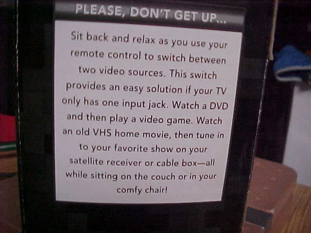 Radio Shack 15-1968 remote controlled A/B Switch - Image 3 of 4