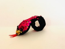 11" Flip Sequin Snake Slap Bracelet magenta