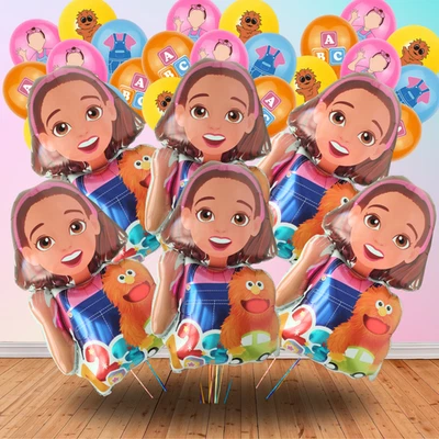 JEWELESPARTYZ Miss RACHEL PARTY SUPPLIES BIRTHDAY DECORATION BALLOON TABLEWARE SWIRL DISPlaY