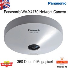 Panasonic WV-X4170 Network Security Camera Fish Eye 360 Deg 9MP IP RJ45 PoE 48v
