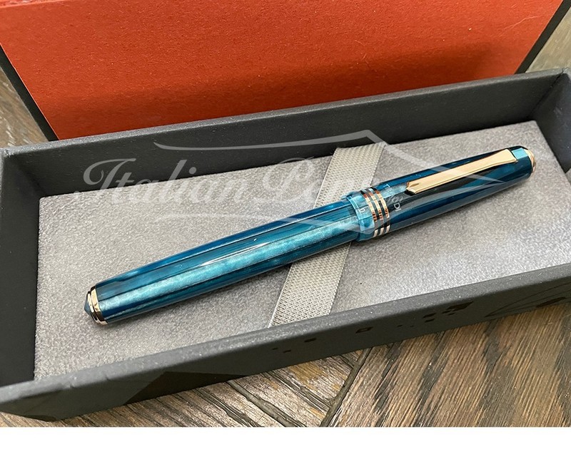 TIBALDI N60 BORA BORA GOLD TRIM  LT ED FOUNTAIN PEN 00/88 ...*