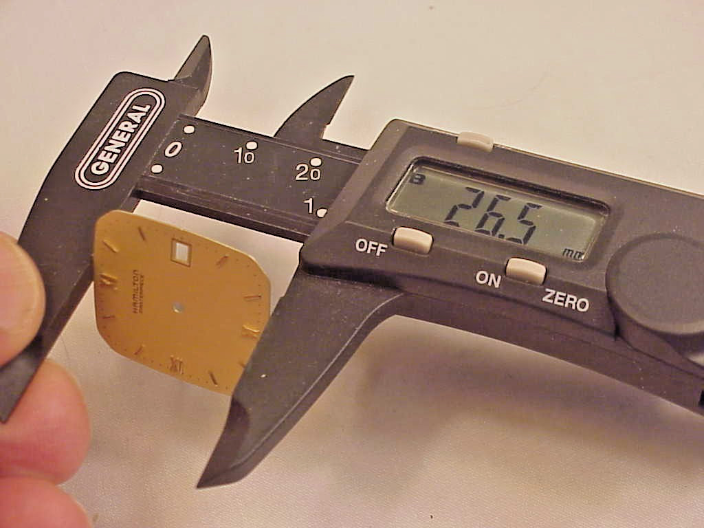 2 Pc Rectangular Vintage Quartz Hamilton Watch Di… - image 10