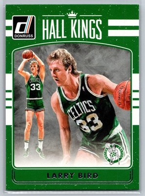 2016-17 Panini Donruss Hall Kings Larry Bird #30 HOF