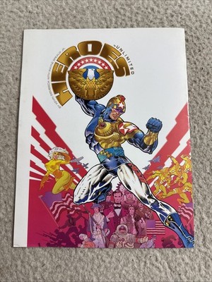 Palladium Books Presents: Heroes Unlimited RPG Super Hero Poster