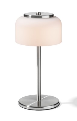 casa NOVA Tischleuchte PISA DH 18x33 cm grau Tischlampe Klemmleuchte