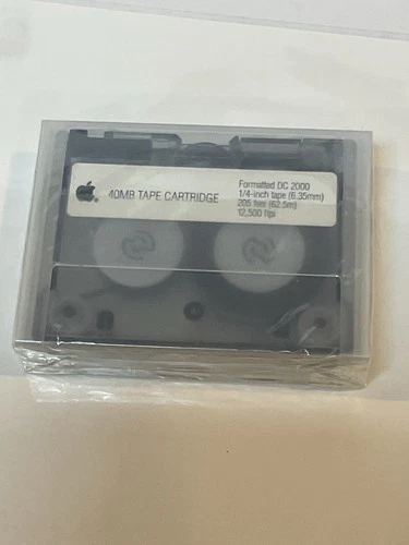 Apple 40MB 40SC Tape Backup Cassette - M2640 SCSI Macintosh Sealed NOS OEM