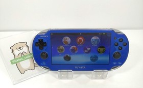 PS Vita 1000 Sapphire Blue PCH-1000 ZA04 w/Box PSV Tested Sony 0601D