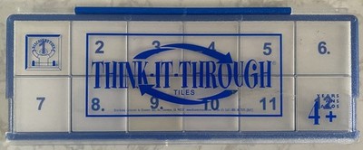 Discovery Toys Think-It-Through Tiles 1980's Vintage Children s Learning Game