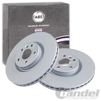 2X A.B.S. Bremsscheiben 324Mm Vorne Passend FüR Volvo XC60