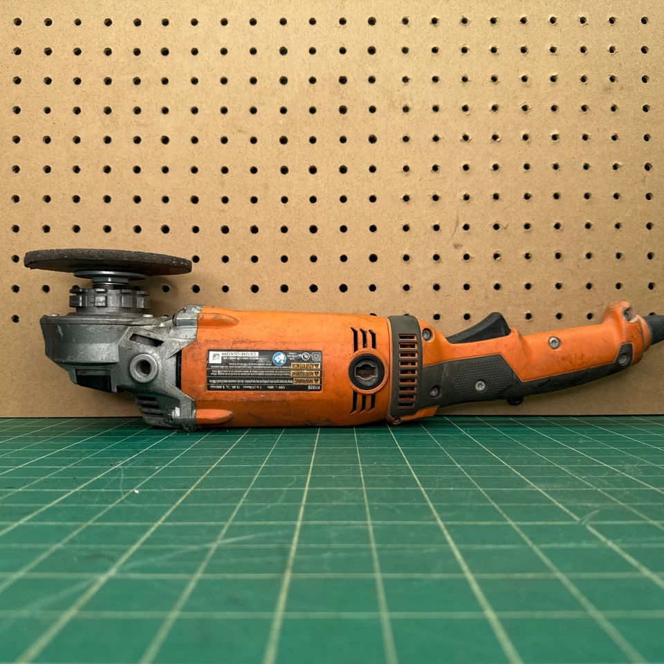 RIDGID R1020 15A con cable 7 pulgadas Amoladora angular con mango giratorio *SOLO PARA PIEZAS/REPARACIÓN* Foto 4 de 4