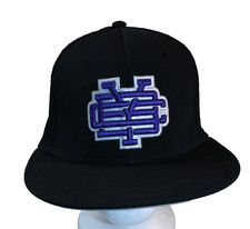 The Game Pro youth YBC Baseball Hat in size S Style GP521 CustomizedBlack/Purple