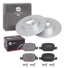 ABS BREMSSCHEIBEN 251mm + BELÄGE HINTEN passend für FIAT 500L 351 Minivan