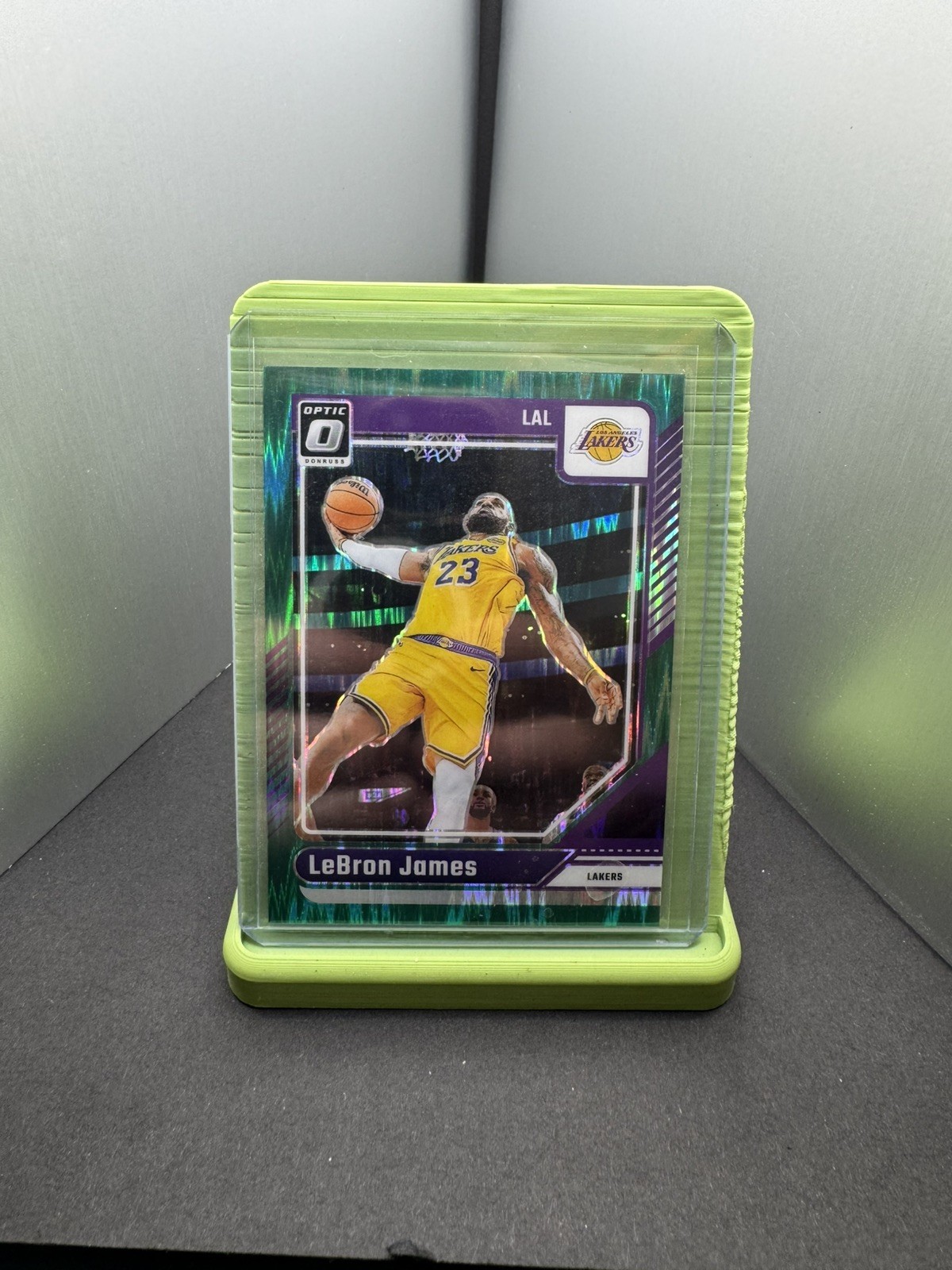 2024-25 Panini Donruss Optic - LeBron James #148 Green Shock Prizm /149
