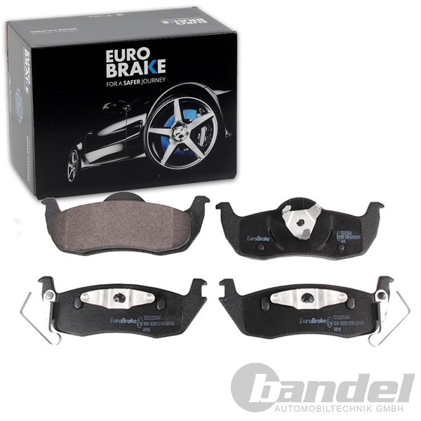 Eurobrake BremsbelÄGe Satz Hinterachse Passend FÜR Jeep Commander Grand Bremsen-image
