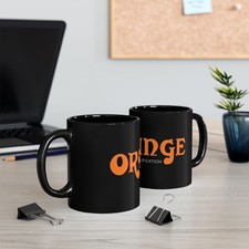 Orange Amplifiers Classic 11oz - 15oz Coffee Tea Black Mug
