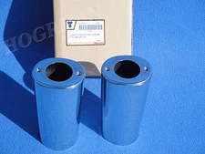 fork slider covers beer cans Harley touring softail chrome flh flst front end 