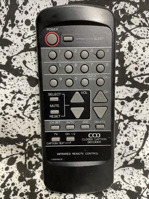 Genuine ORION 076R056230 CCD Closed Caption Decoder OEM Infrared Remote Control