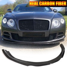 Fit For Bentley Continental 12-16 Real Carbon Front Bumper Lip Spoiler Splitter Fit For Bentley Continental 12-16 Real Carbon Front Bumper Lip Spoiler Splitter