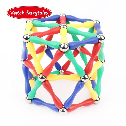 MAGNETIC WORLD Juego de construcción magnético - 148 piezas Kit de construcción Juguete educativo... - Imagen 3 de 8