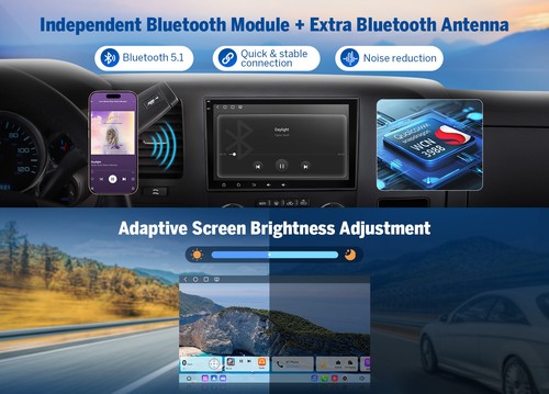 Android 13 6+64 Car Stereo Radio For Chevy Silverado Avalanche GMC Sierra Acadia - Picture 10 of 19