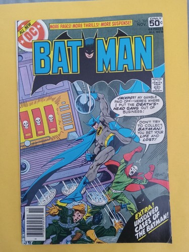 DC Comics BATMAN #305 Bronze Age Fine Condition - 第 1/2 張圖片