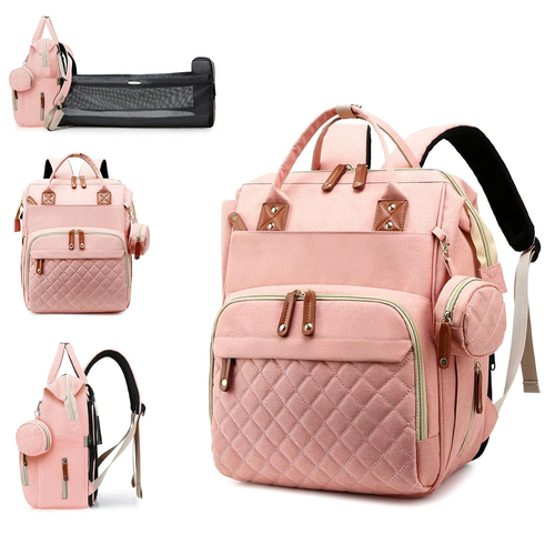 Diaper Bag Backpack -Travel Essentialsbaby Bag with Changing Pad, Waterproof Bab