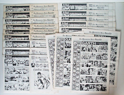 18x Tarzan in The Menomonee Falls Gazette Section 1972/73 Superman James Bond