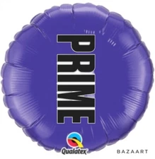 PRIME 18” Foil Round Helium Balloon Any Occasion Party Decoration Purple Drink