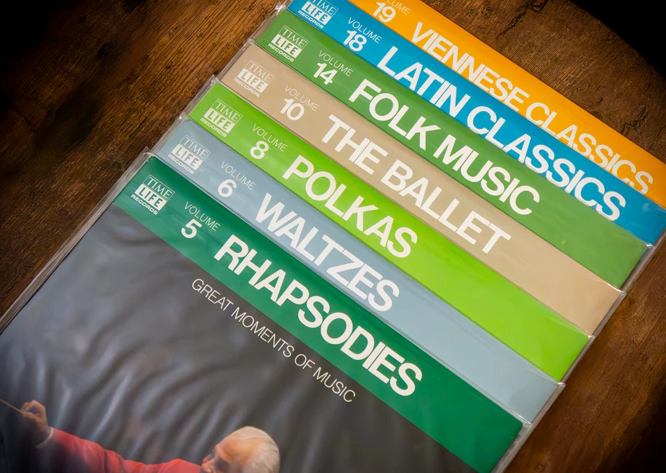 Great Moments Of Music 7xLP Set (Vol 5/6/8/10/14/18/19) Time-Life Records NM OOP - Image 2 of 4