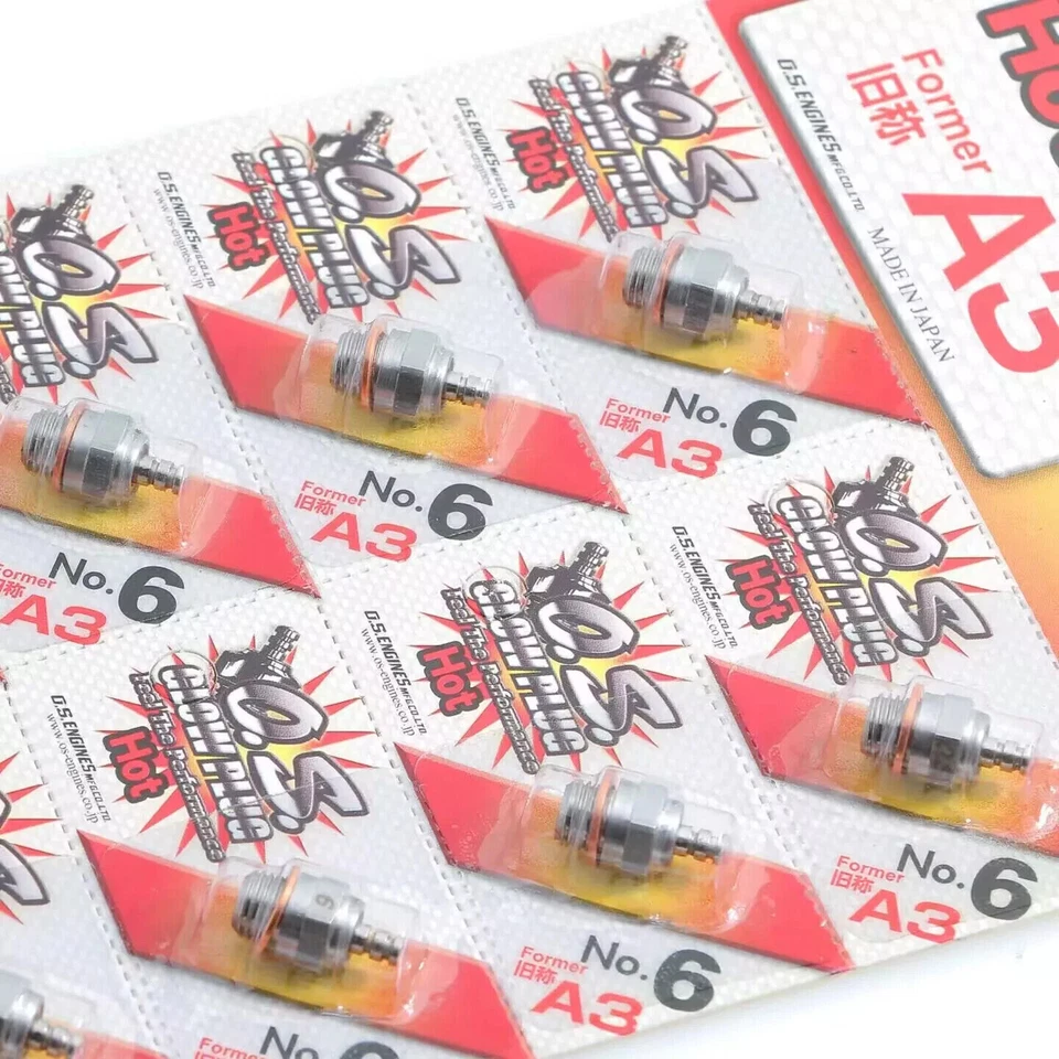 Plugue de brilho nitro quente OS No.6 #6 A3 - Pacote com 3 - Imagem 2 de 4