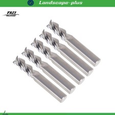 5 Pcs 3/8" 3 Flute End Mill Regular Length Carbide 28584-5 NEW