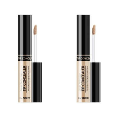 THE SAEM Cover Perfection Tip Concealer 2.0 Rich Beige 6.5g*2Pcs - FREE SHIPPING