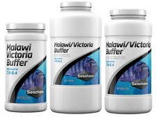 Seachem MALAWI VICTORIA BUFFER African Rift Lake Cichlid pH KH GH Conditioner