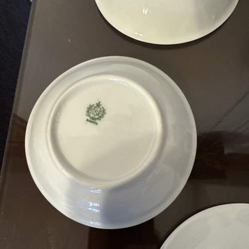 RARE Vtg Tirschenreuth Germany Rosedale 2753 Set Of 5 Berry Bowls Exc - Picture 16 of 17