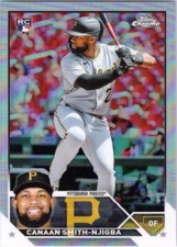2023 Topps Chrome Refractors #67 Canaan Smith-Njigba Pittsburgh Pirates