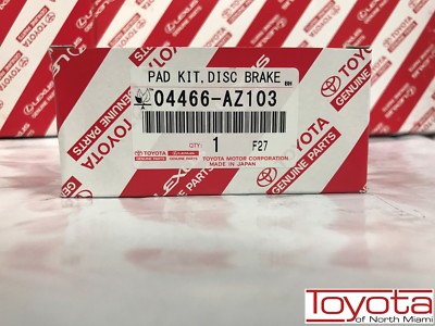 Genuine 2002-2018 Toyota 4Runner OEM Rear Brake Pads 04466-AZ103