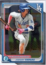 2024 Bowman Chrome Prospects #BCP89 Joendry Vargas Los Angeles Dodgers