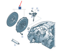 Disque d'embrayage Skoda SUPERB