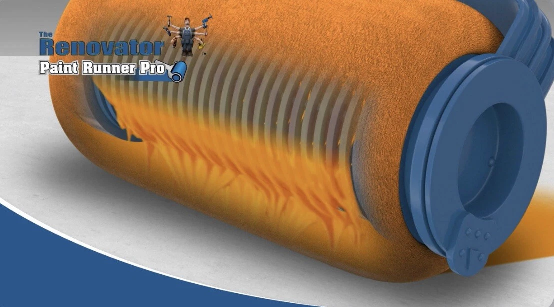 The Renovator Paint Runner Pro As Seen On TV Roller Mess Free Easy Use